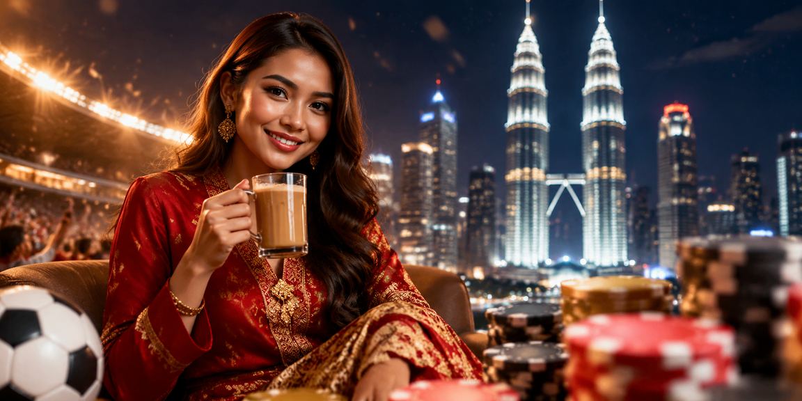 Pemain magnum4d di Kuala Lumpur menikmati pertaruhan sukan dengan pakaian batik Malaysia